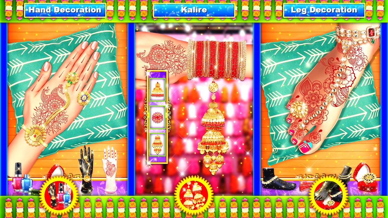اسکرین شات 5 بازی North Indian Wedding Girl Game