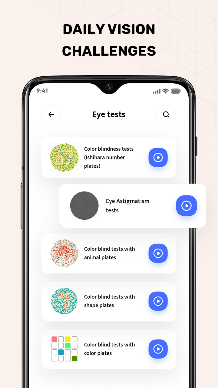 اسکرین شات 5 برنامه Eye Exercises : Improve Vision