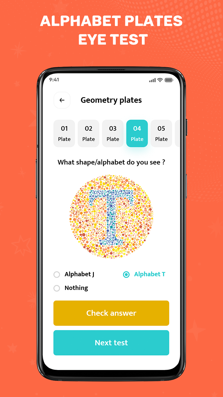 اسکرین شات 4 برنامه Color Blindness Test: Ishihara