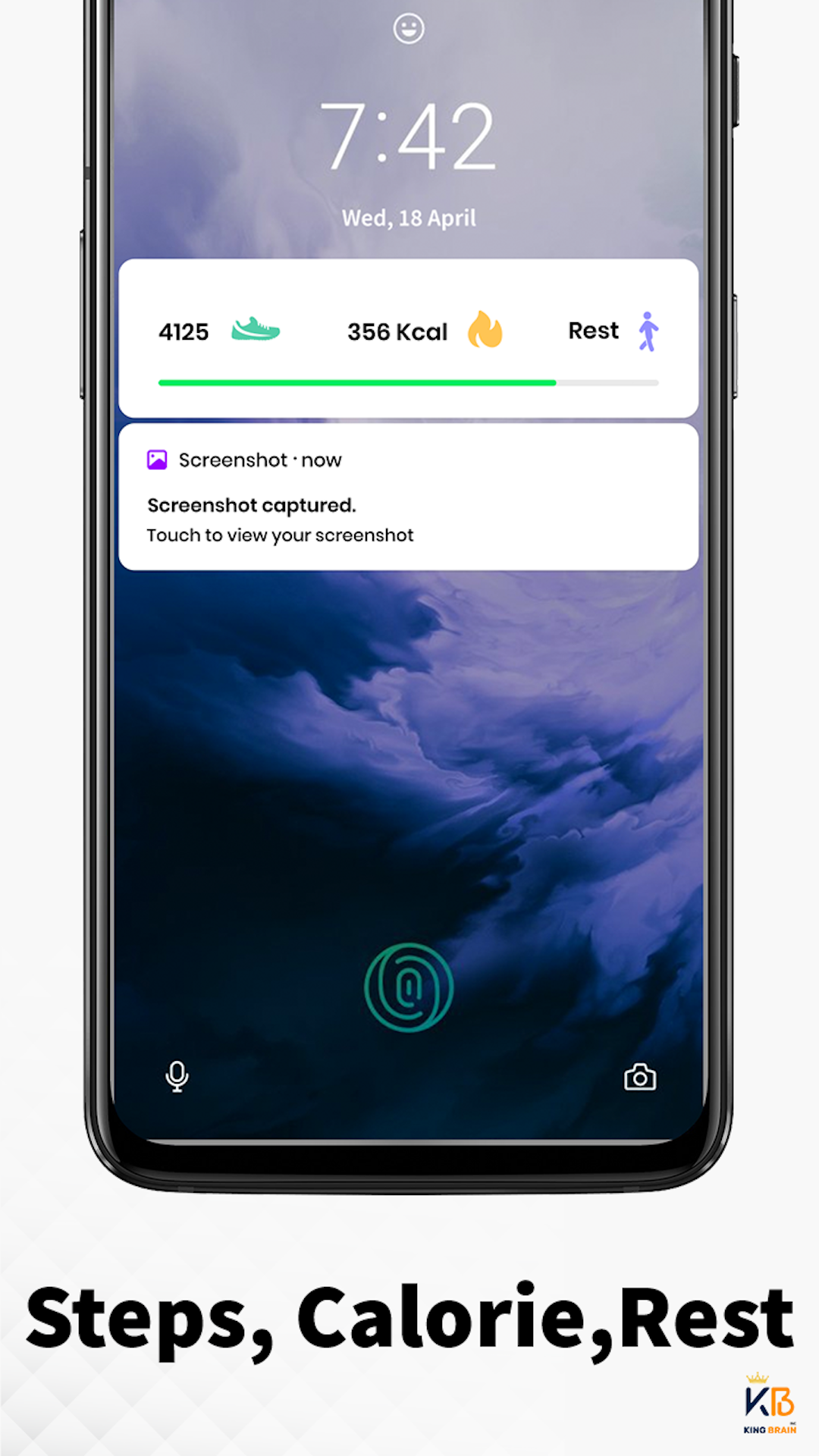 اسکرین شات 7 برنامه Pedometer King - Step Counter