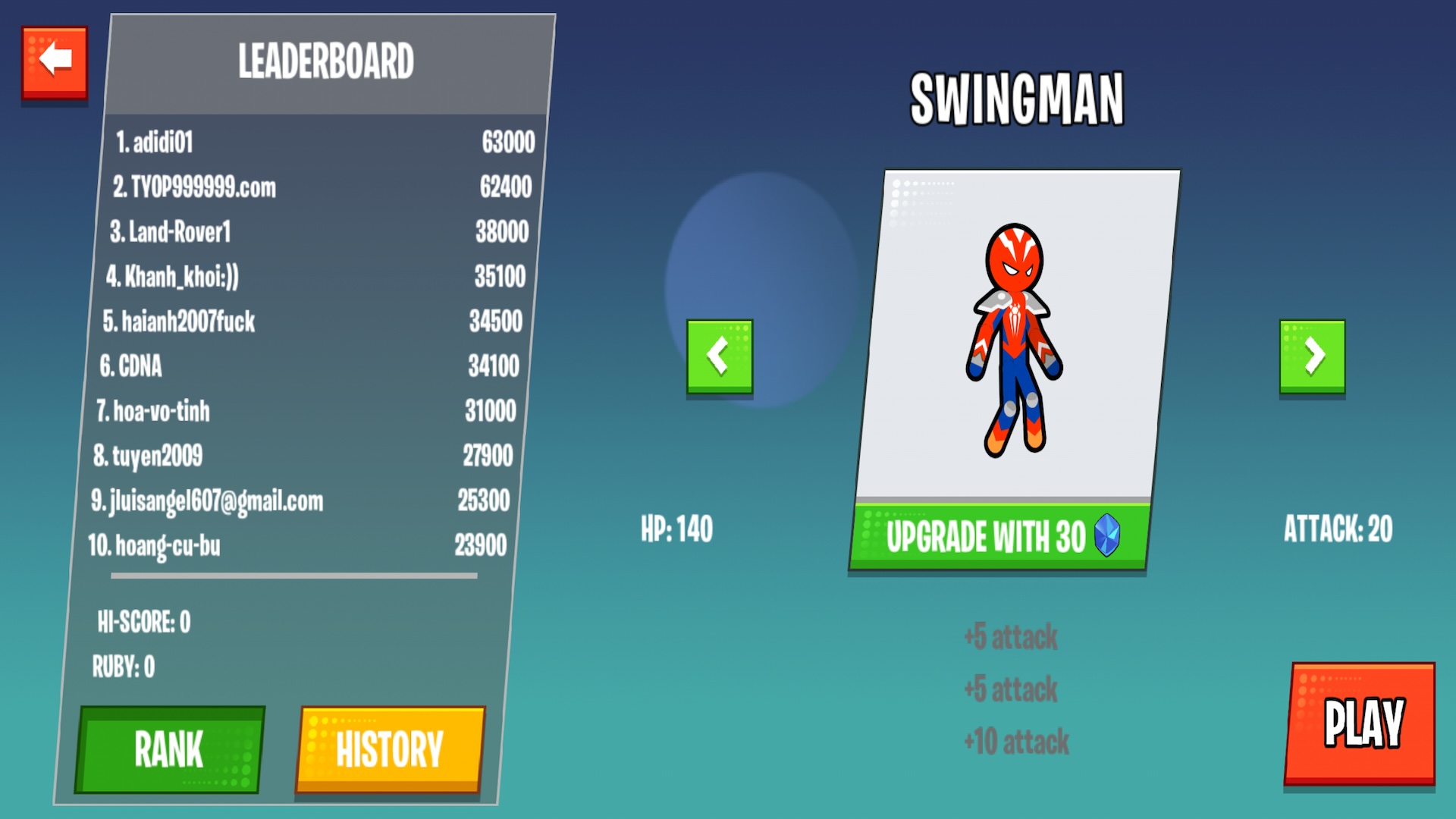 اسکرین شات 3 بازی Epic Hero Wars - stick fight