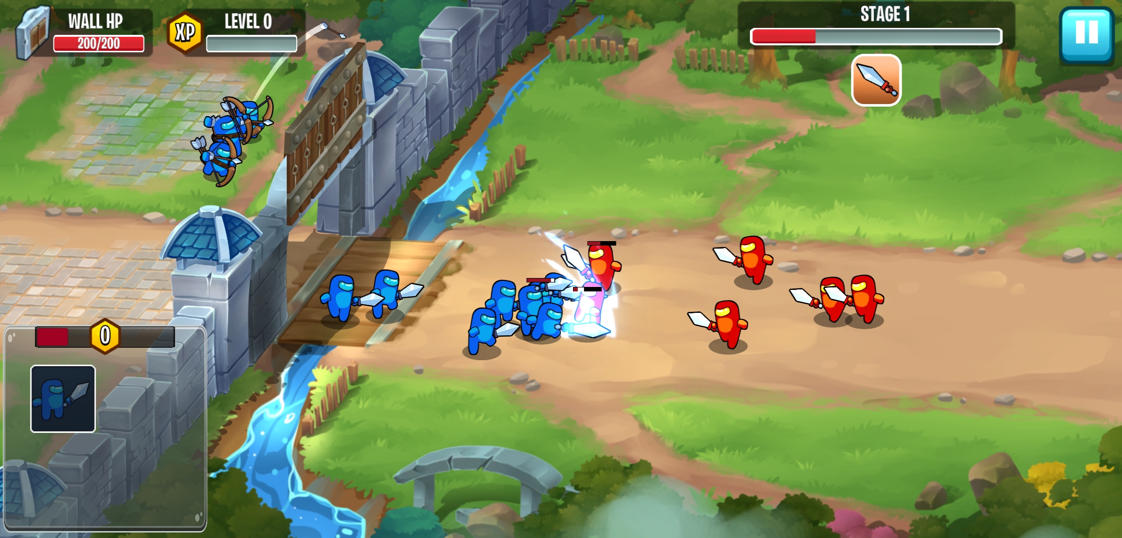 اسکرین شات 3 بازی Warriors Defend: Castle Defend