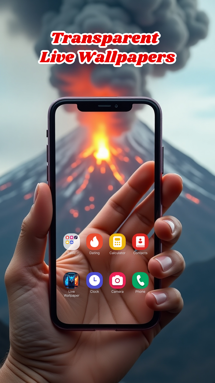 اسکرین شات 1 برنامه Live Wallpaper - Fun Art Magic