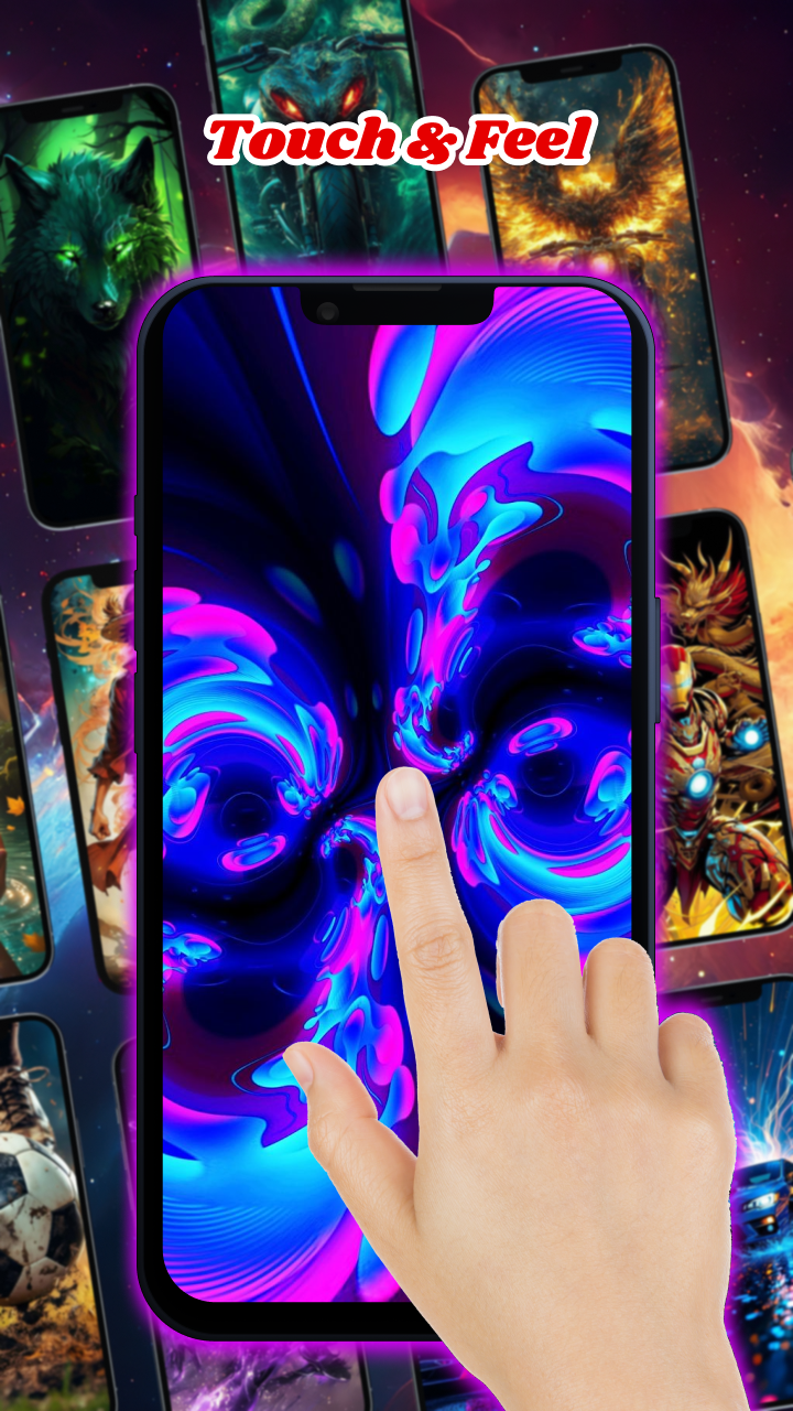 اسکرین شات 5 برنامه Live Wallpaper - Fun Art Magic