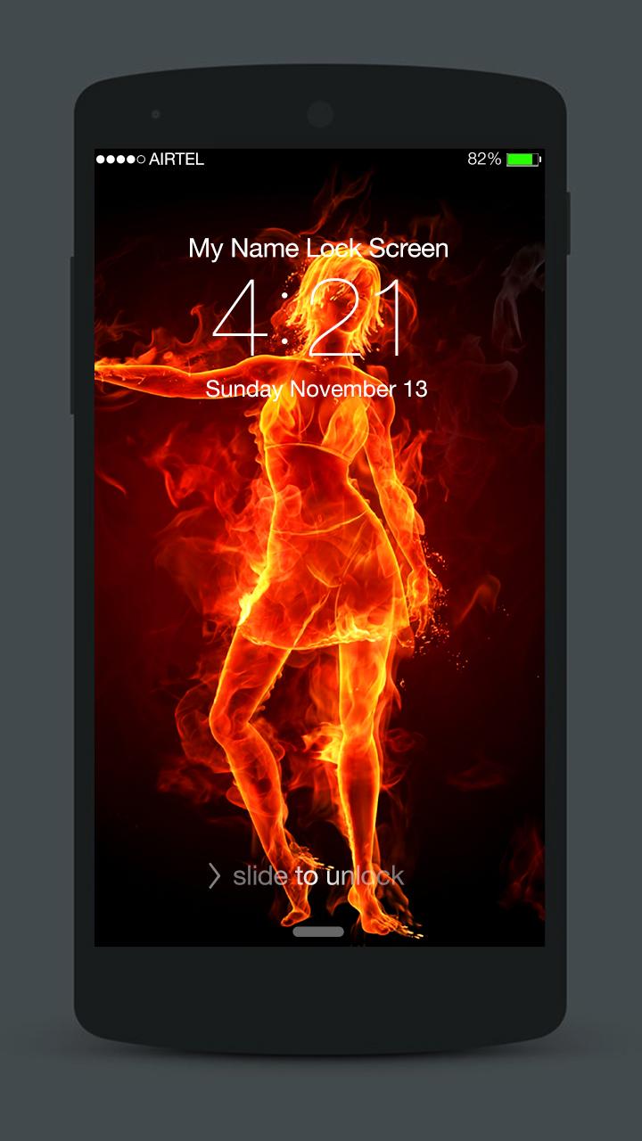 اسکرین شات 2 برنامه Neon Lock Screen