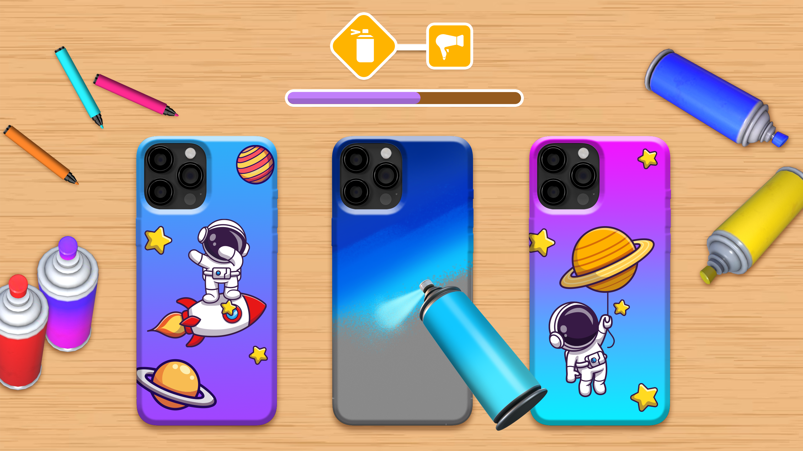 اسکرین شات 1 بازی Mobile Phone Case Design & DIY