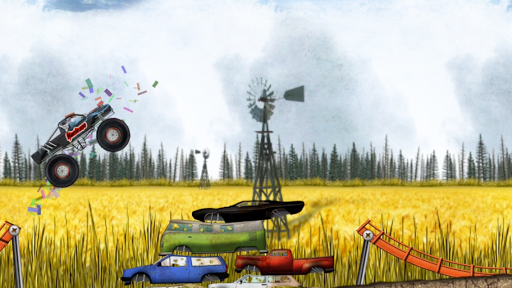 اسکرین شات 7 بازی Stickman Downhill Monstertruck