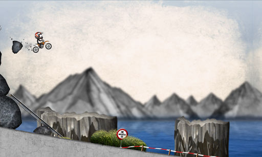 اسکرین شات 6 بازی Stickman Downhill Motocross