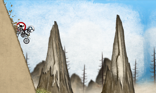 اسکرین شات 2 بازی Stickman Downhill Motocross