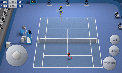 اسکرین شات 2 بازی Stickman Tennis - Career