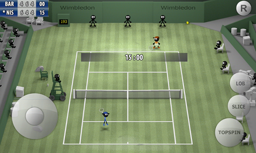 اسکرین شات 1 بازی Stickman Tennis - Career