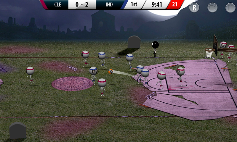 اسکرین شات 5 بازی Stickman Basketball 3D