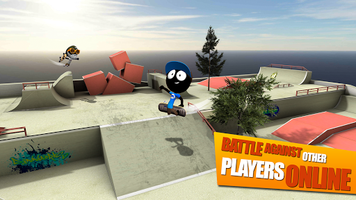 اسکرین شات 1 بازی Stickman Skate Battle