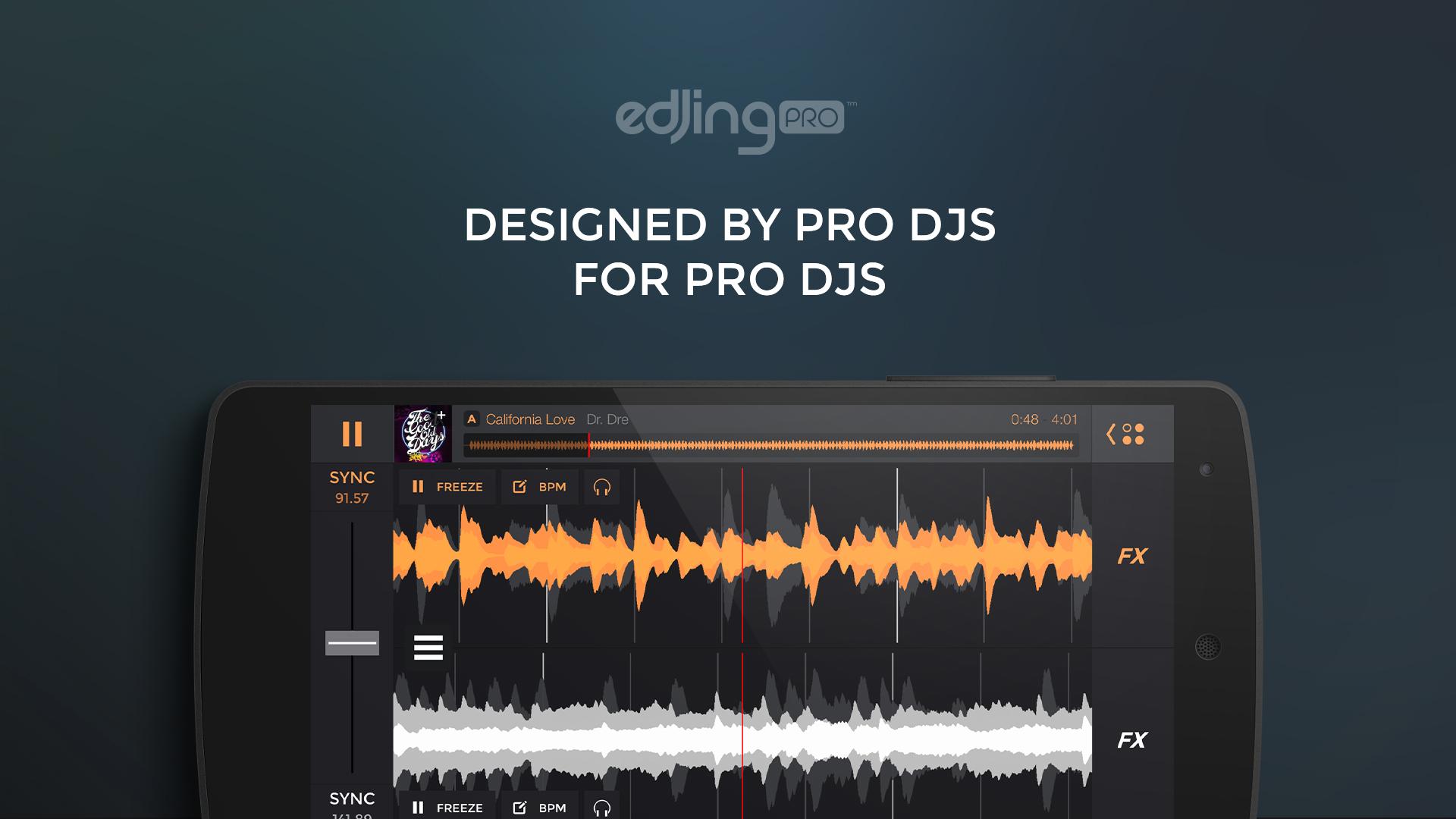 اسکرین شات 1 برنامه edjing PRO LE - Music DJ mixer