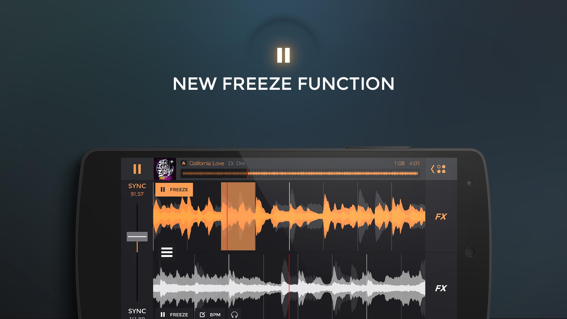 اسکرین شات 4 برنامه edjing PRO LE - Music DJ mixer