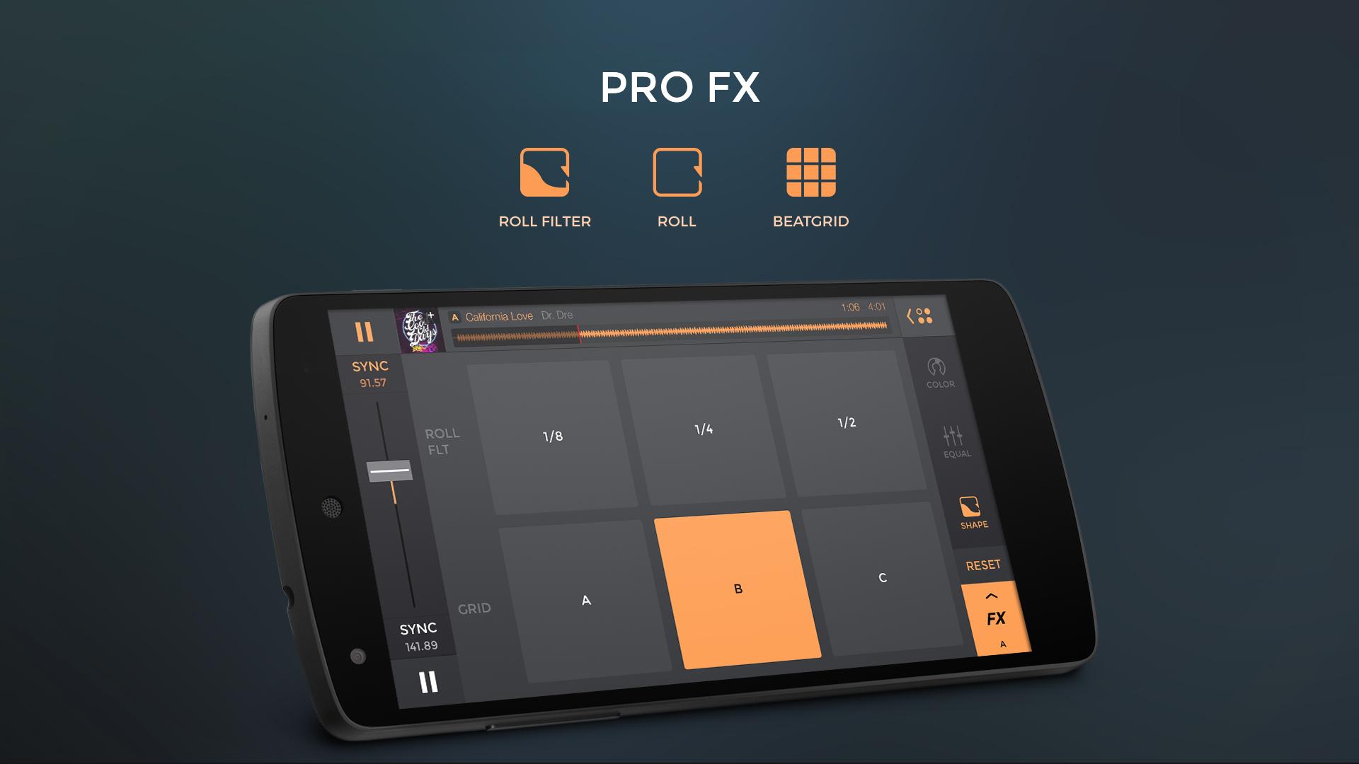 اسکرین شات 5 برنامه edjing PRO LE - Music DJ mixer