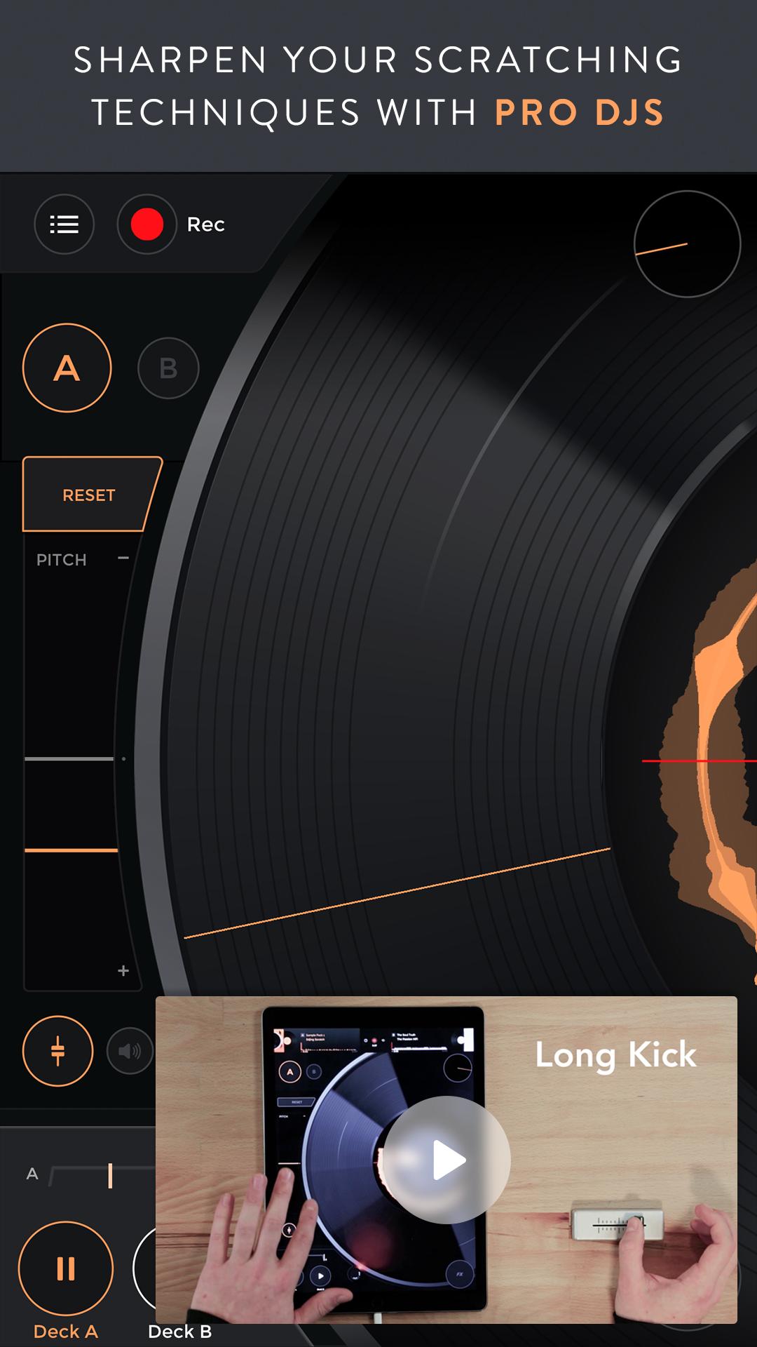 اسکرین شات 2 برنامه Mixfader dj - digital vinyl