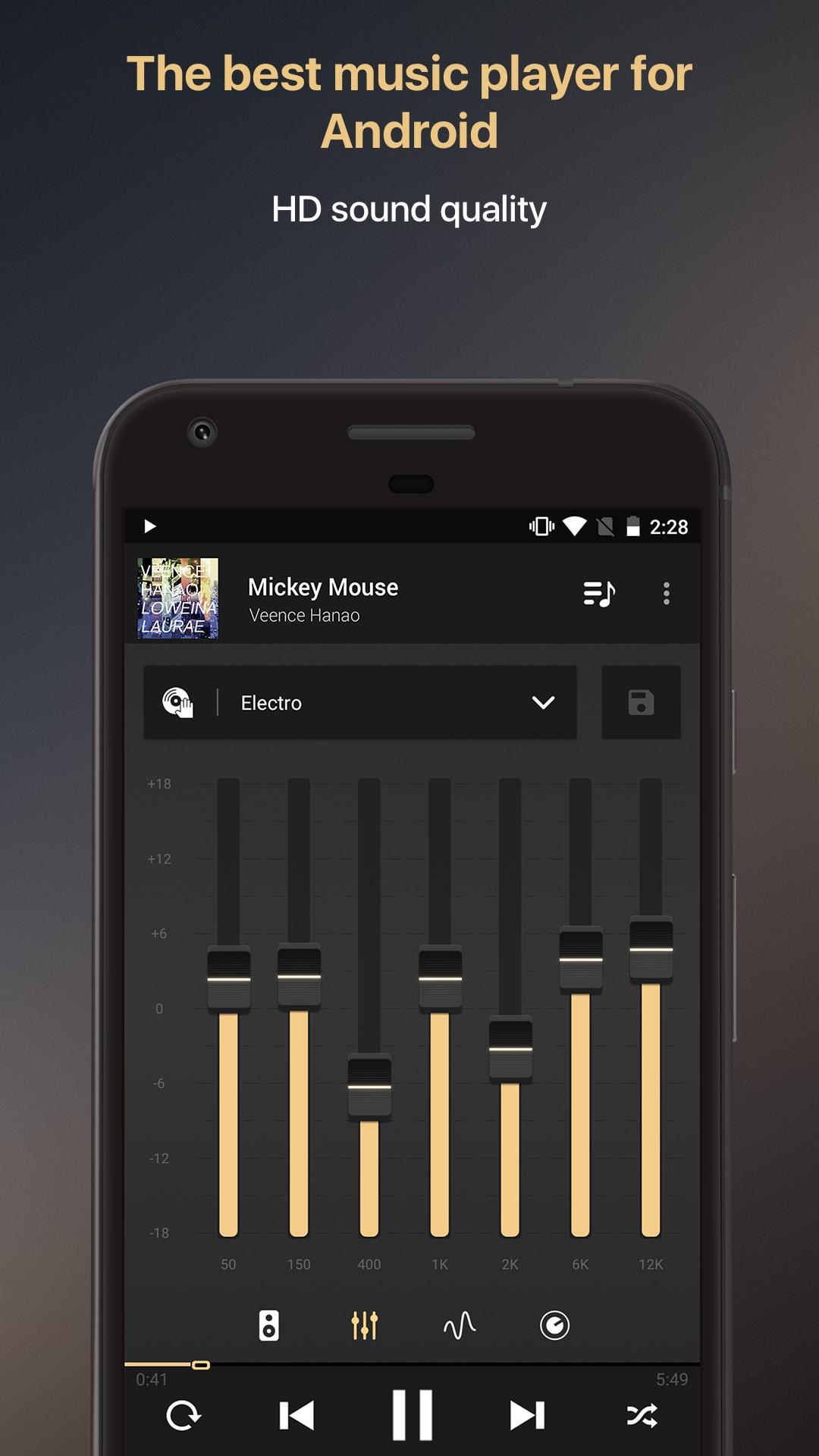 اسکرین شات 1 برنامه Equalizer music player booster