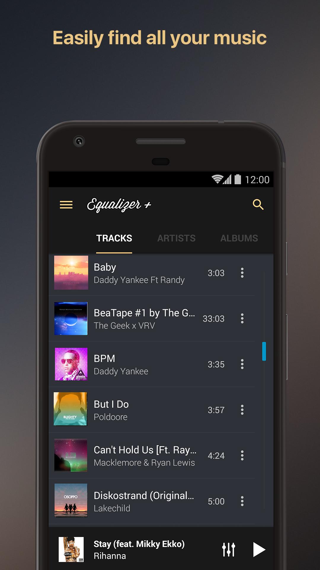 اسکرین شات 4 برنامه Equalizer music player booster