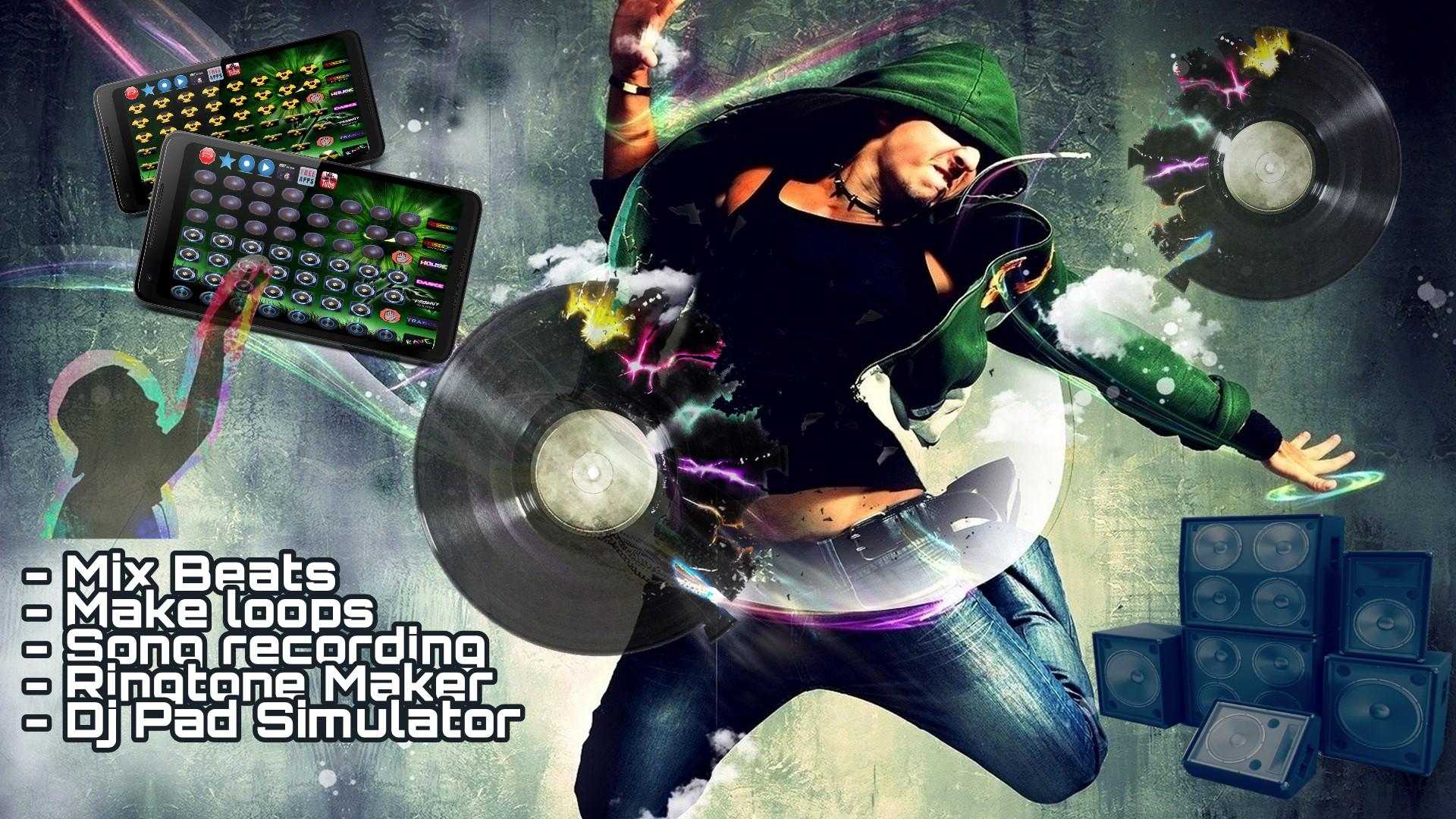 اسکرین شات 2 برنامه Electro Dj beat mixer
