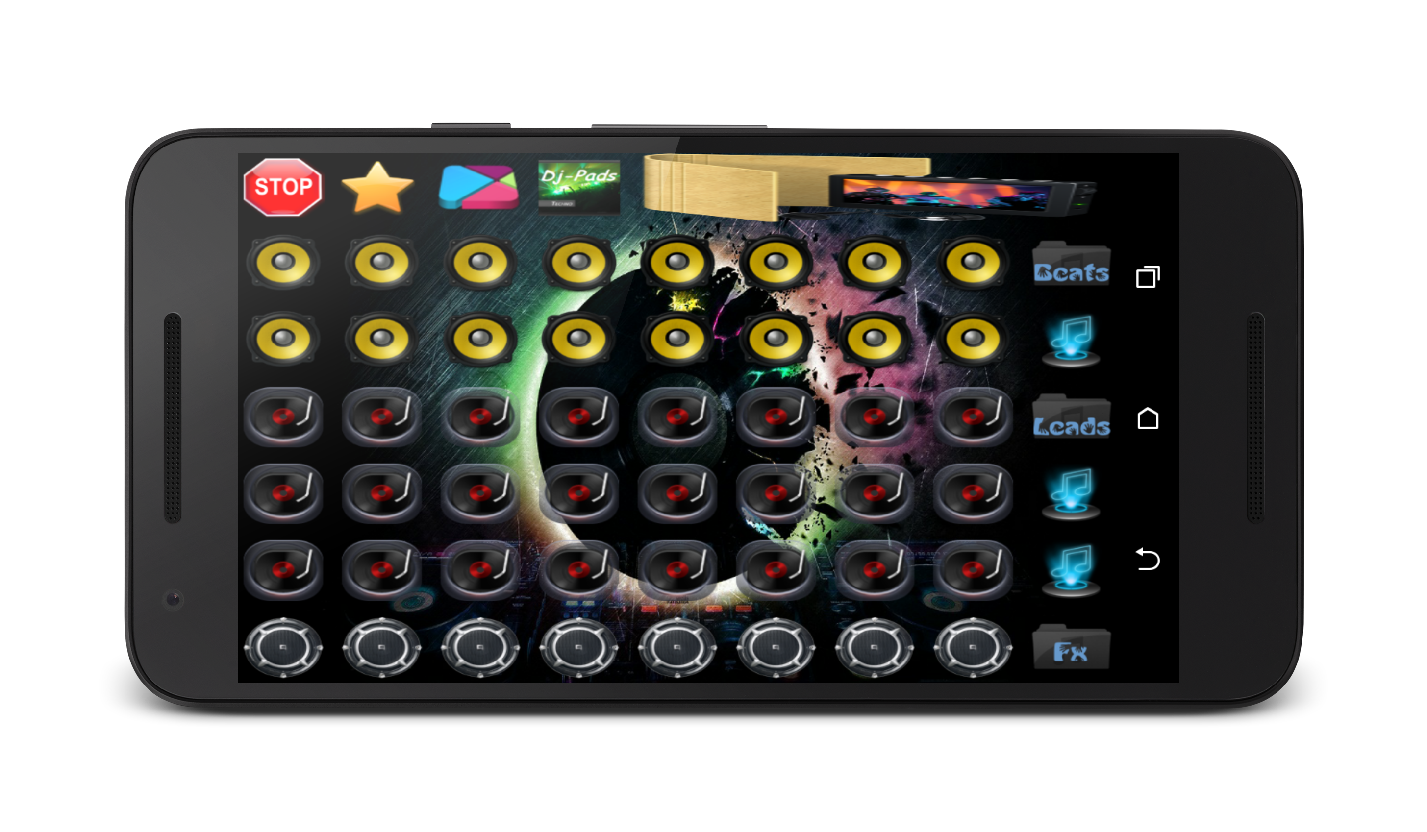 اسکرین شات 4 برنامه Electronic Trance Dj Pad Mixer
