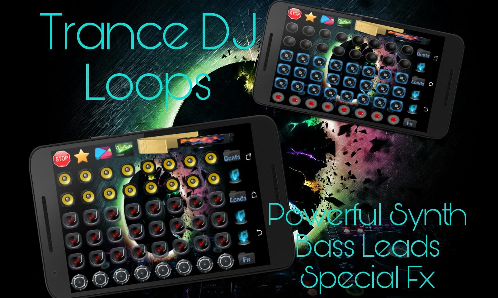 اسکرین شات 1 برنامه Electronic Trance Dj Pad Mixer