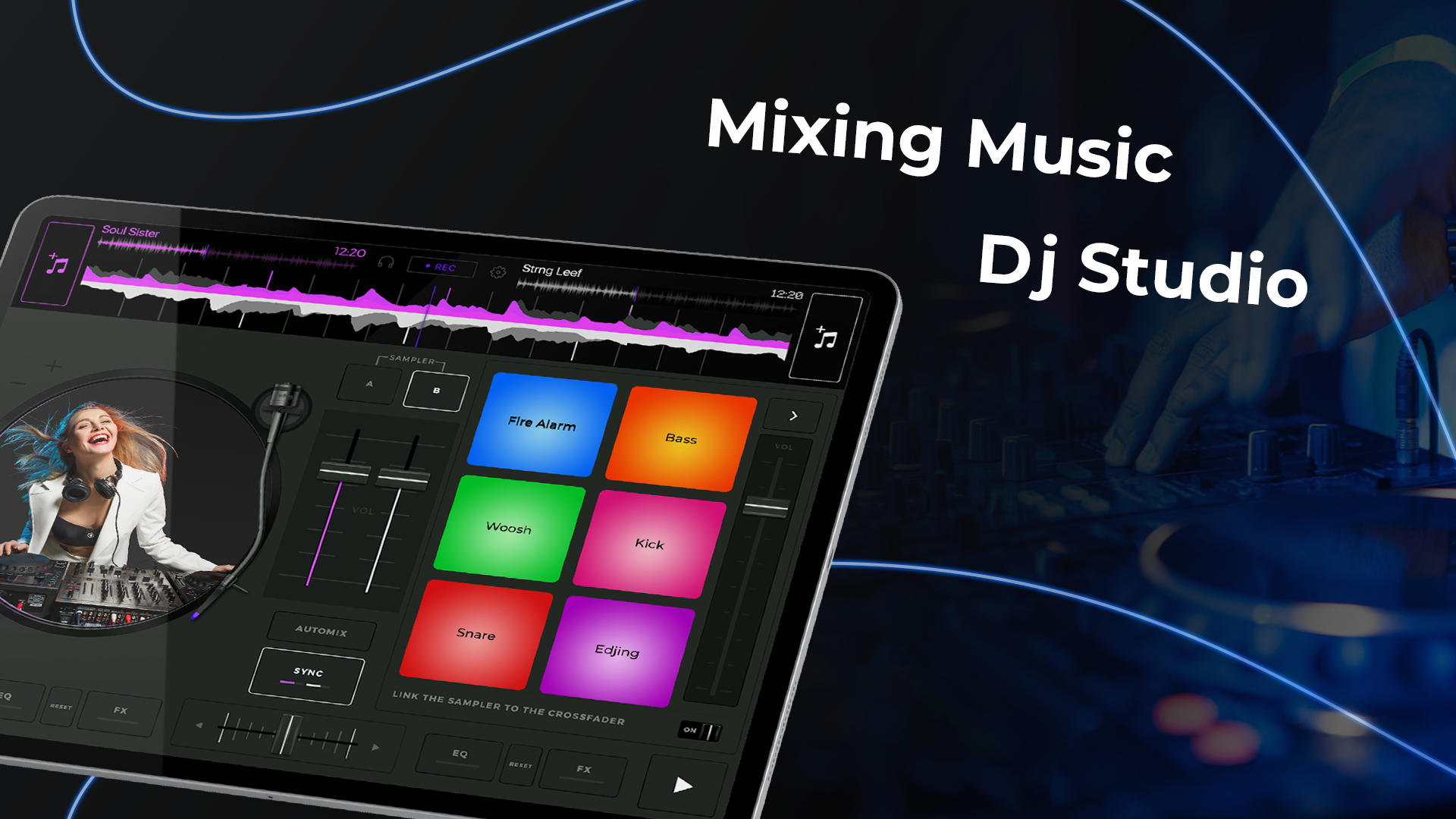 اسکرین شات 2 برنامه DJ Mixer Studio - Dj Mix Music