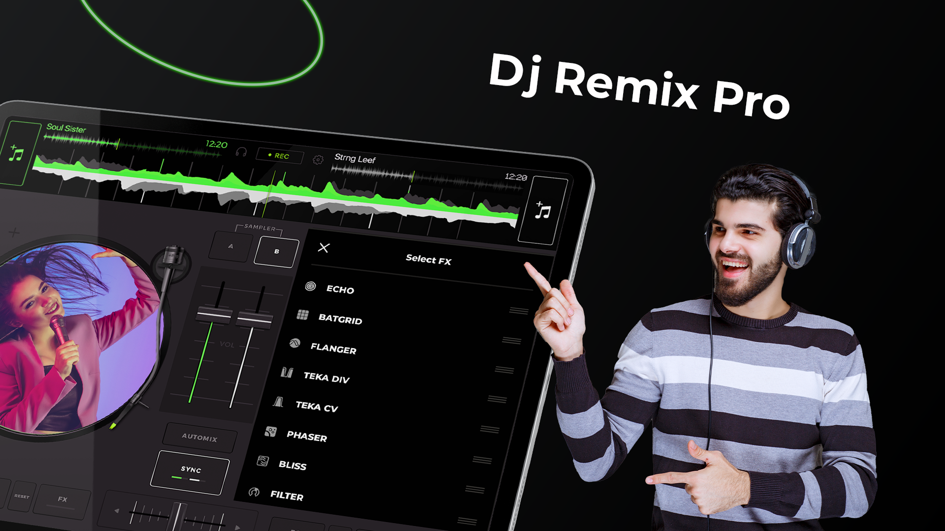 اسکرین شات 3 برنامه DJ Mixer Studio - Dj Mix Music