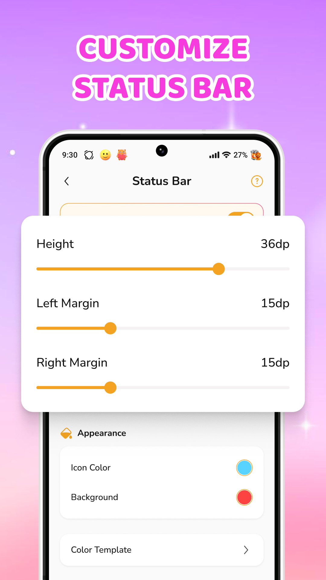 اسکرین شات 3 برنامه Emoji Battery: DIY Widget