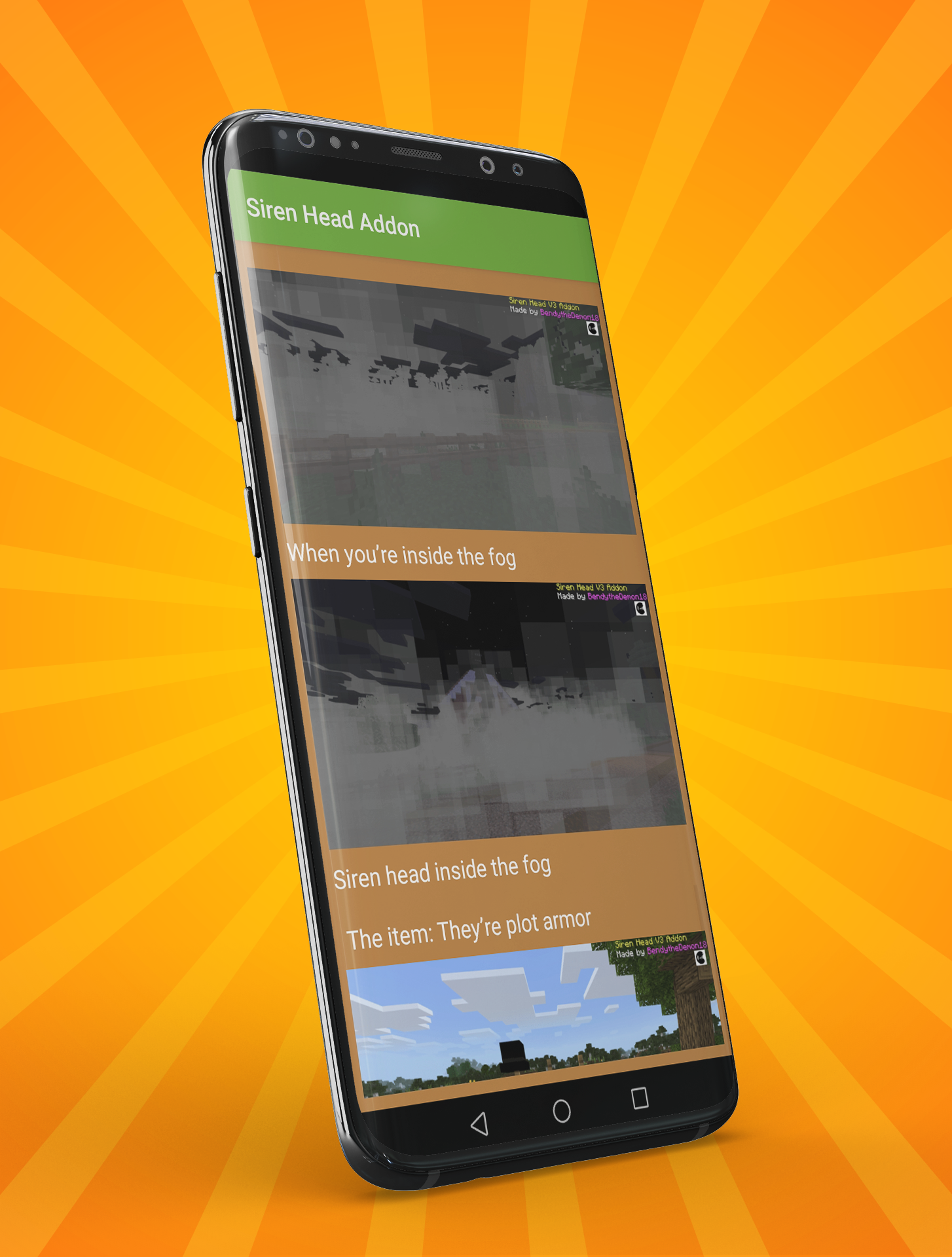 اسکرین شات 6 برنامه Siren Head Mod for MCPE