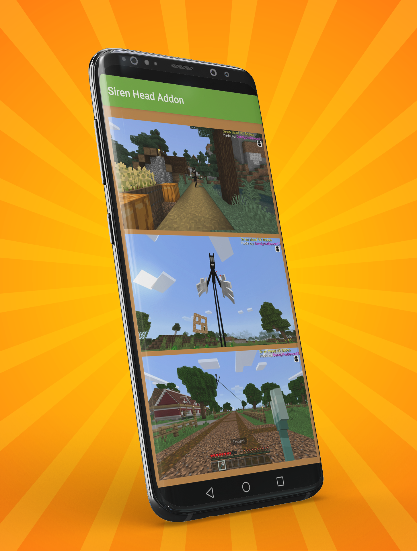 اسکرین شات 5 برنامه Siren Head Mod for MCPE