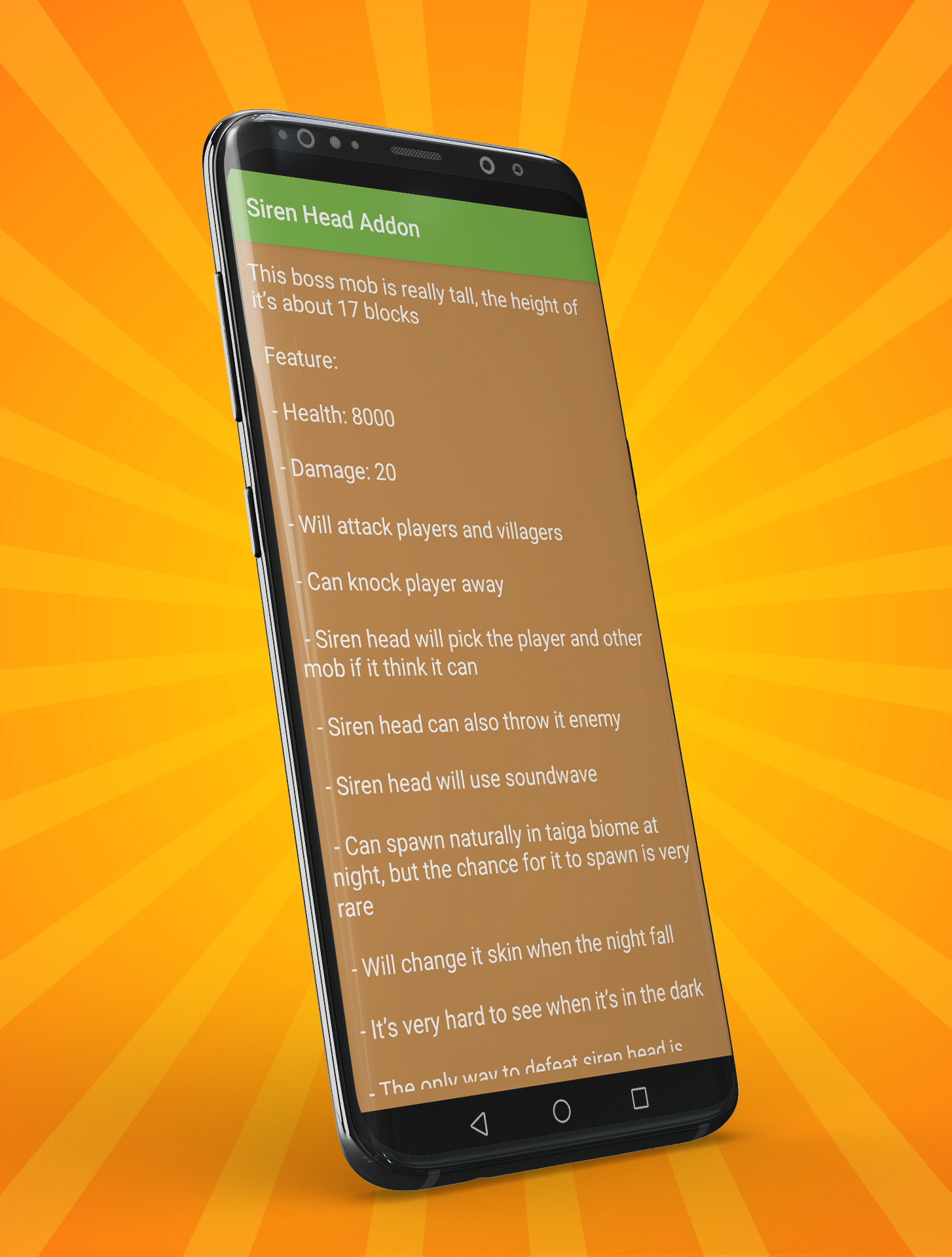 اسکرین شات 3 برنامه Siren Head Mod for MCPE