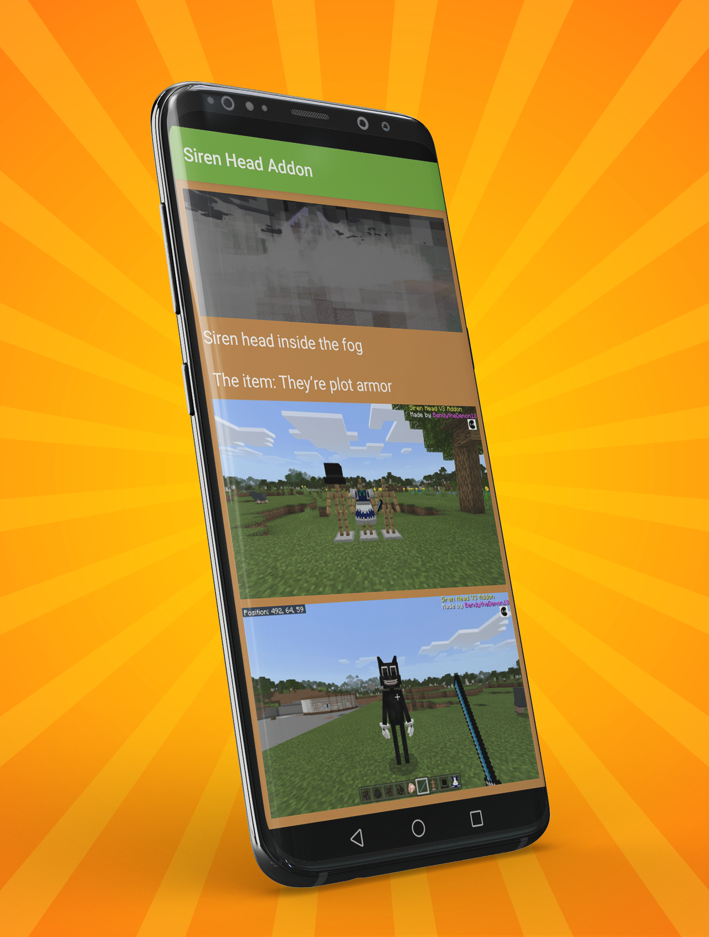 اسکرین شات 7 برنامه Siren Head Mod for MCPE