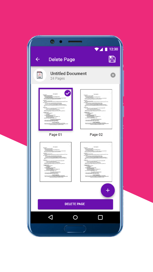 اسکرین شات 2 برنامه PDF Split, Merge, Delete Page