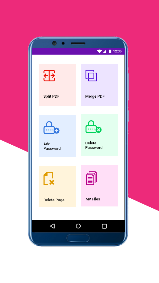 اسکرین شات 1 برنامه PDF Split, Merge, Delete Page