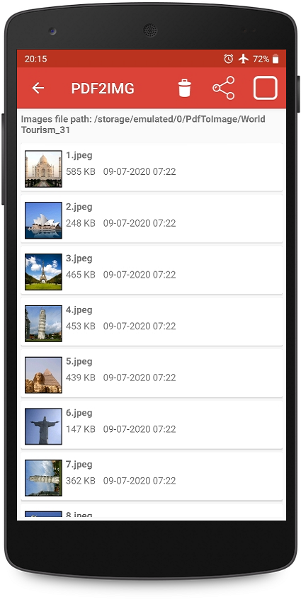 اسکرین شات 6 برنامه PDF to Image - PDF to JPG