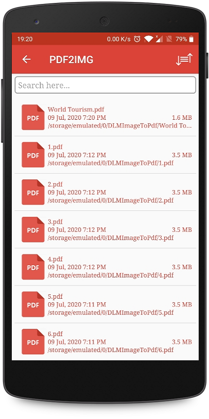 اسکرین شات 2 برنامه PDF to Image - PDF to JPG
