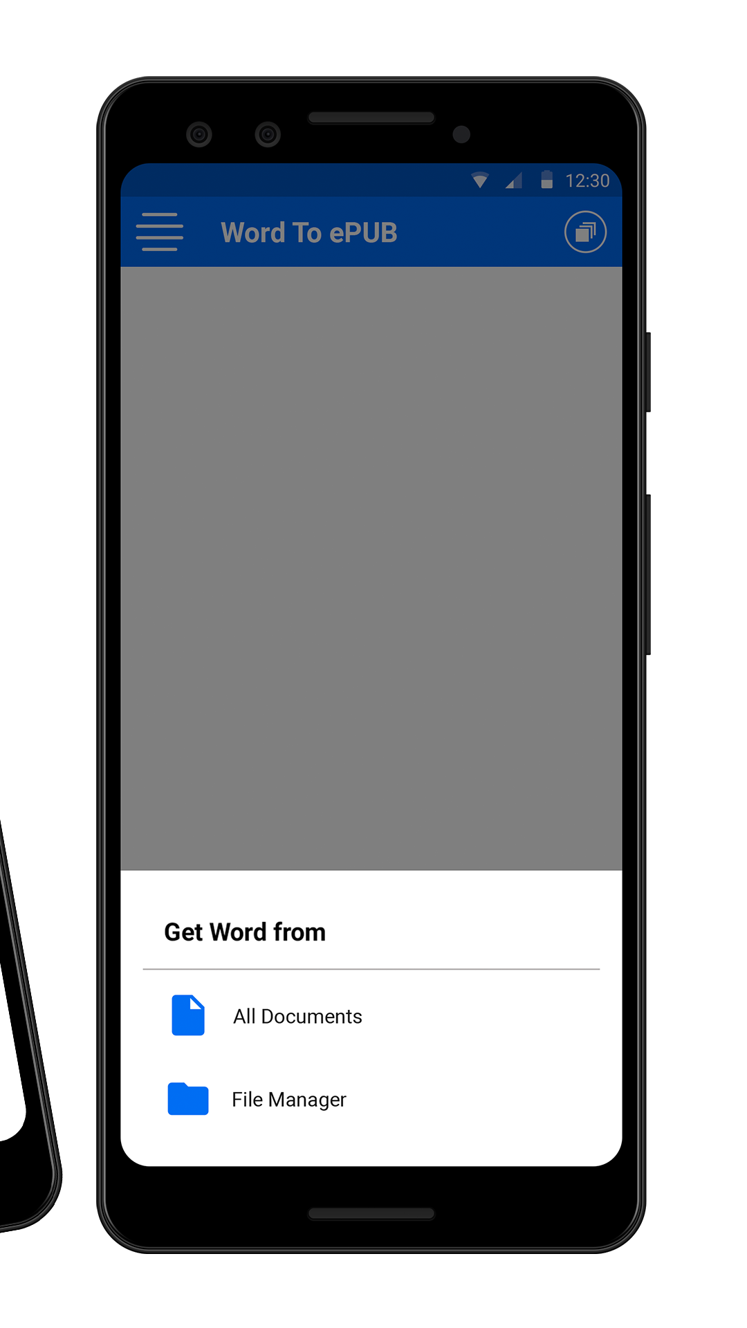اسکرین شات 2 برنامه Word to ePUB Converter