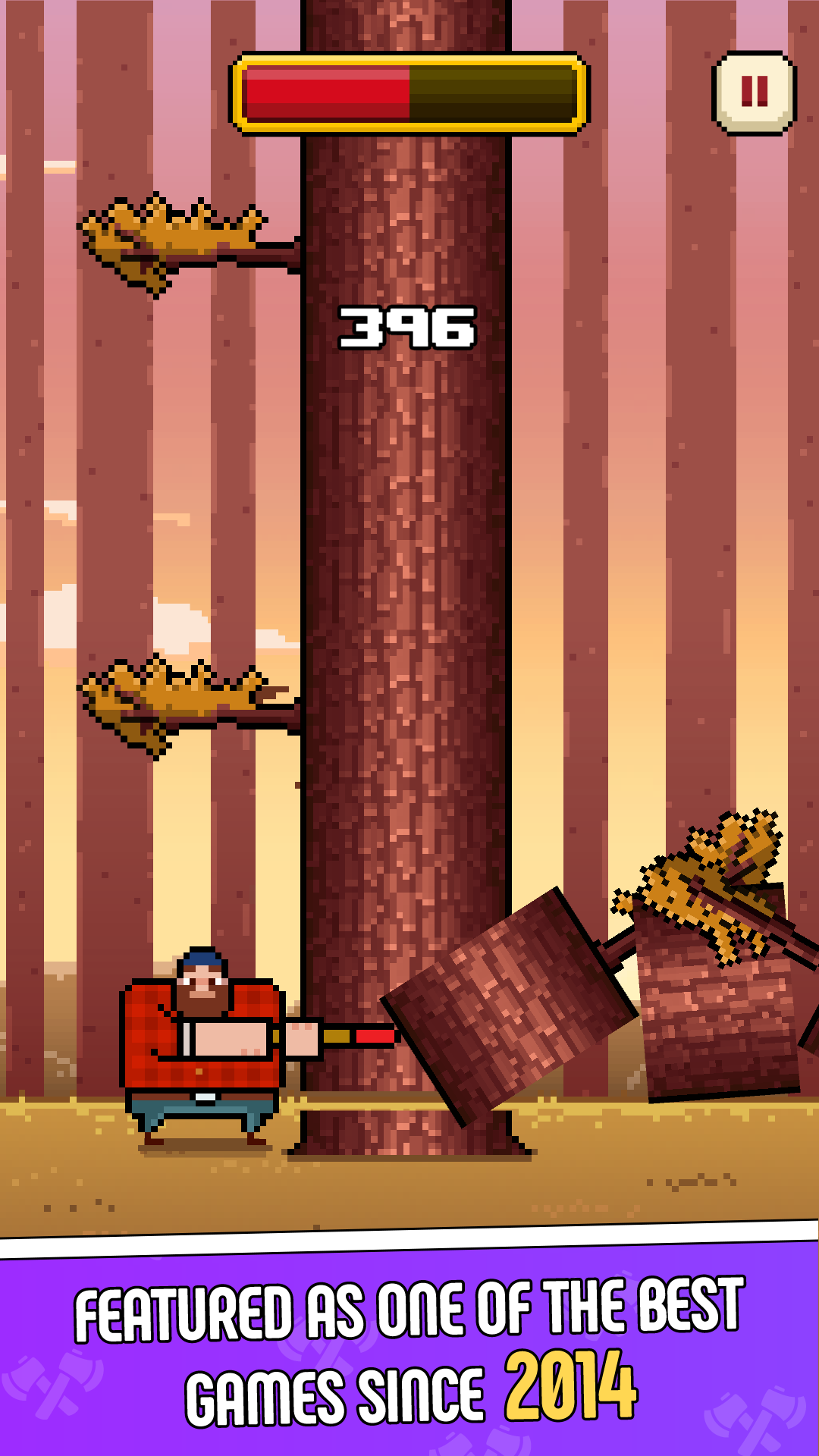 اسکرین شات 2 بازی Timberman