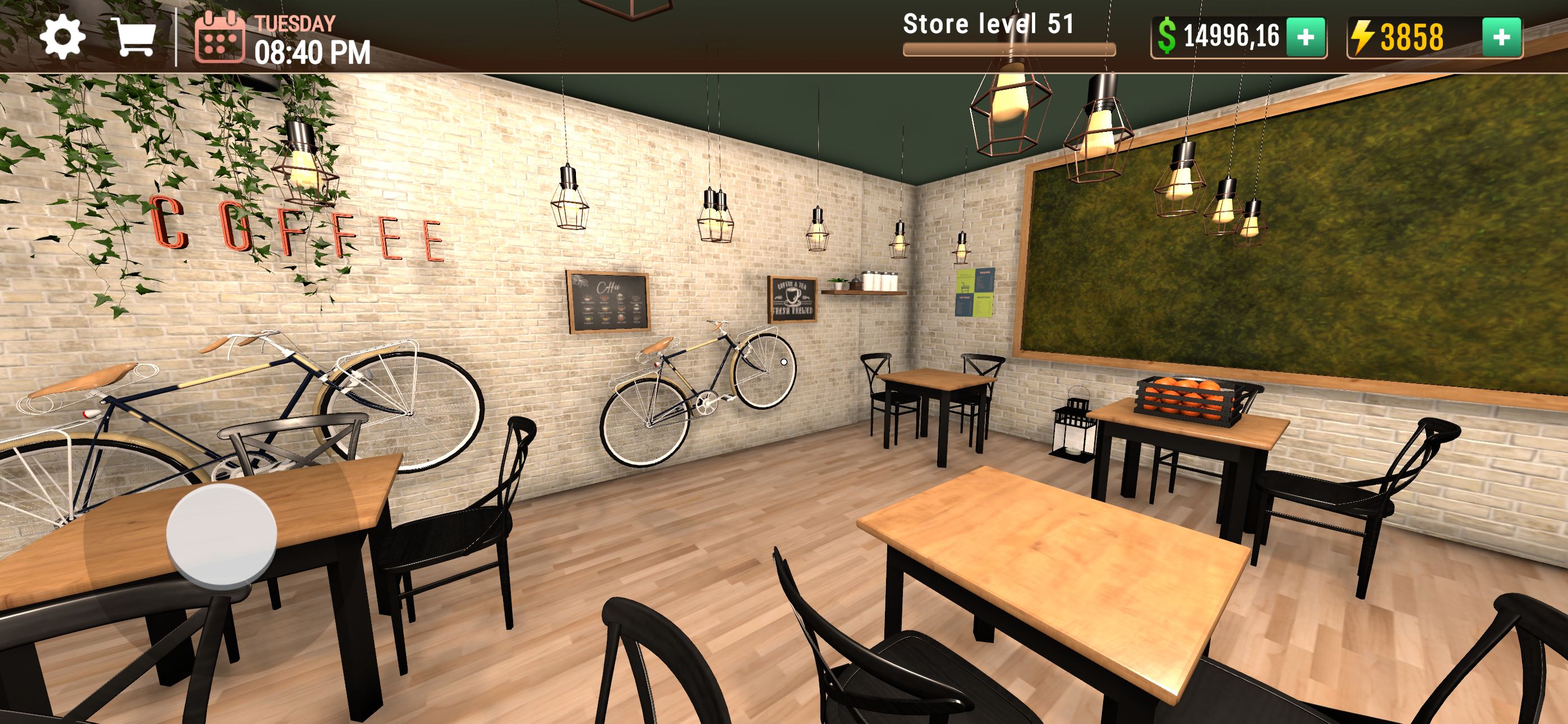 اسکرین شات 4 بازی Coffee Shop Simulator 3D Cafe