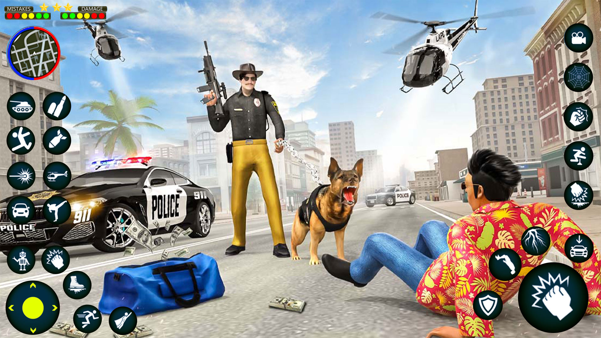 اسکرین شات 5 برنامه Police Crime Chase: Vice Town
