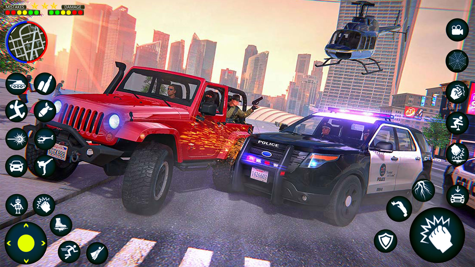 اسکرین شات 8 برنامه Police Crime Chase: Vice Town