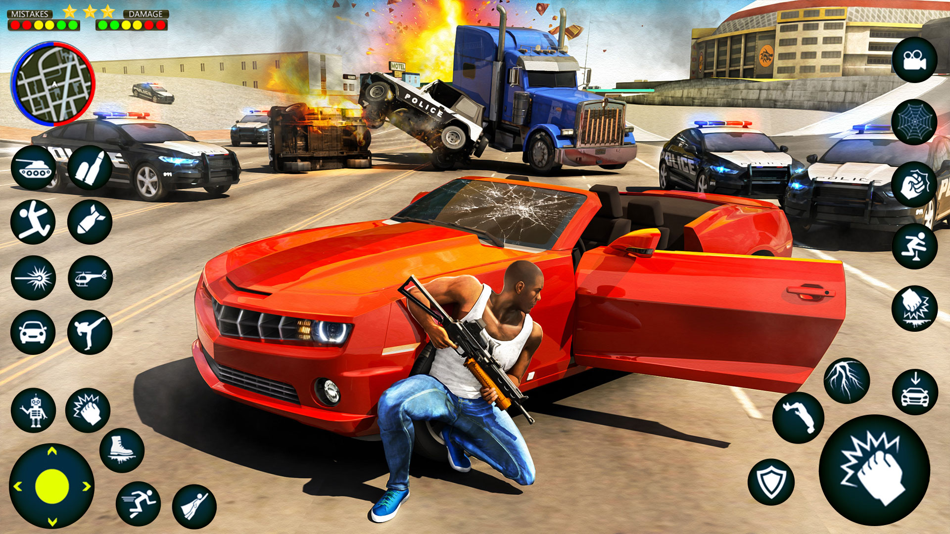 اسکرین شات 3 برنامه Police Crime Chase: Vice Town
