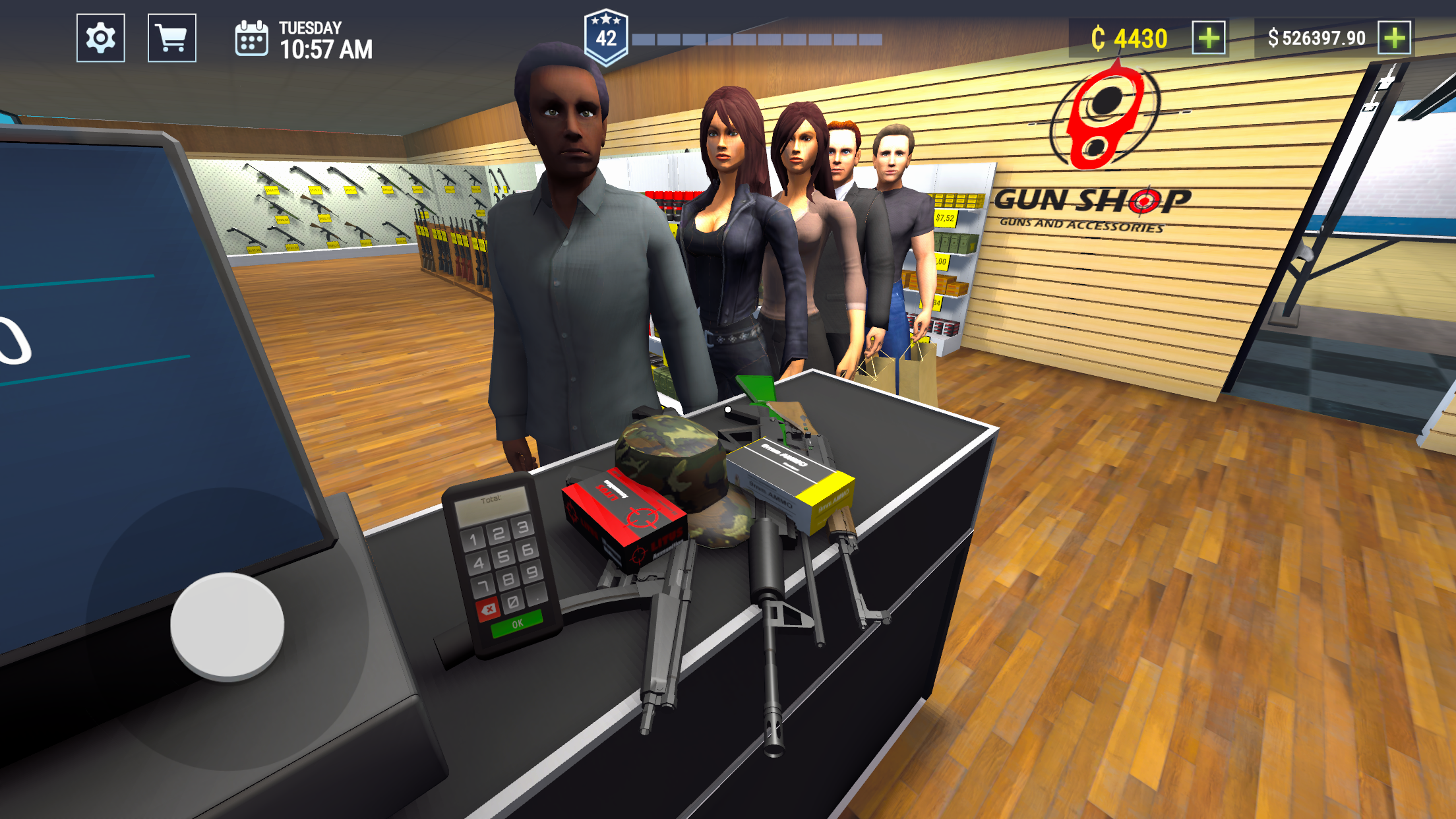 اسکرین شات 2 بازی Gun Shop Simulator 3D Shooting