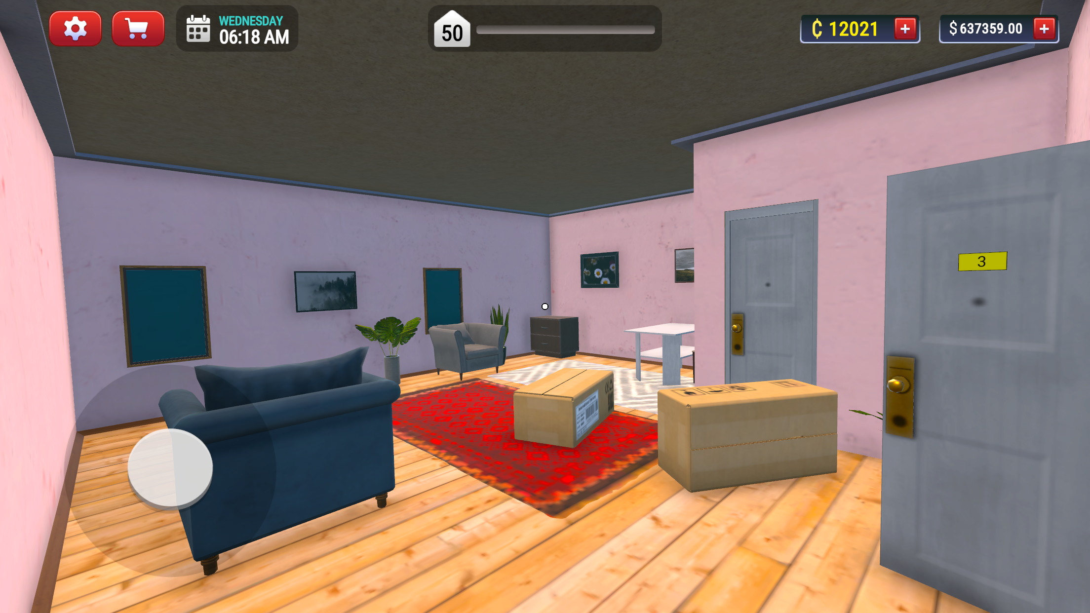 اسکرین شات 3 بازی My Hotel Simulator 3D