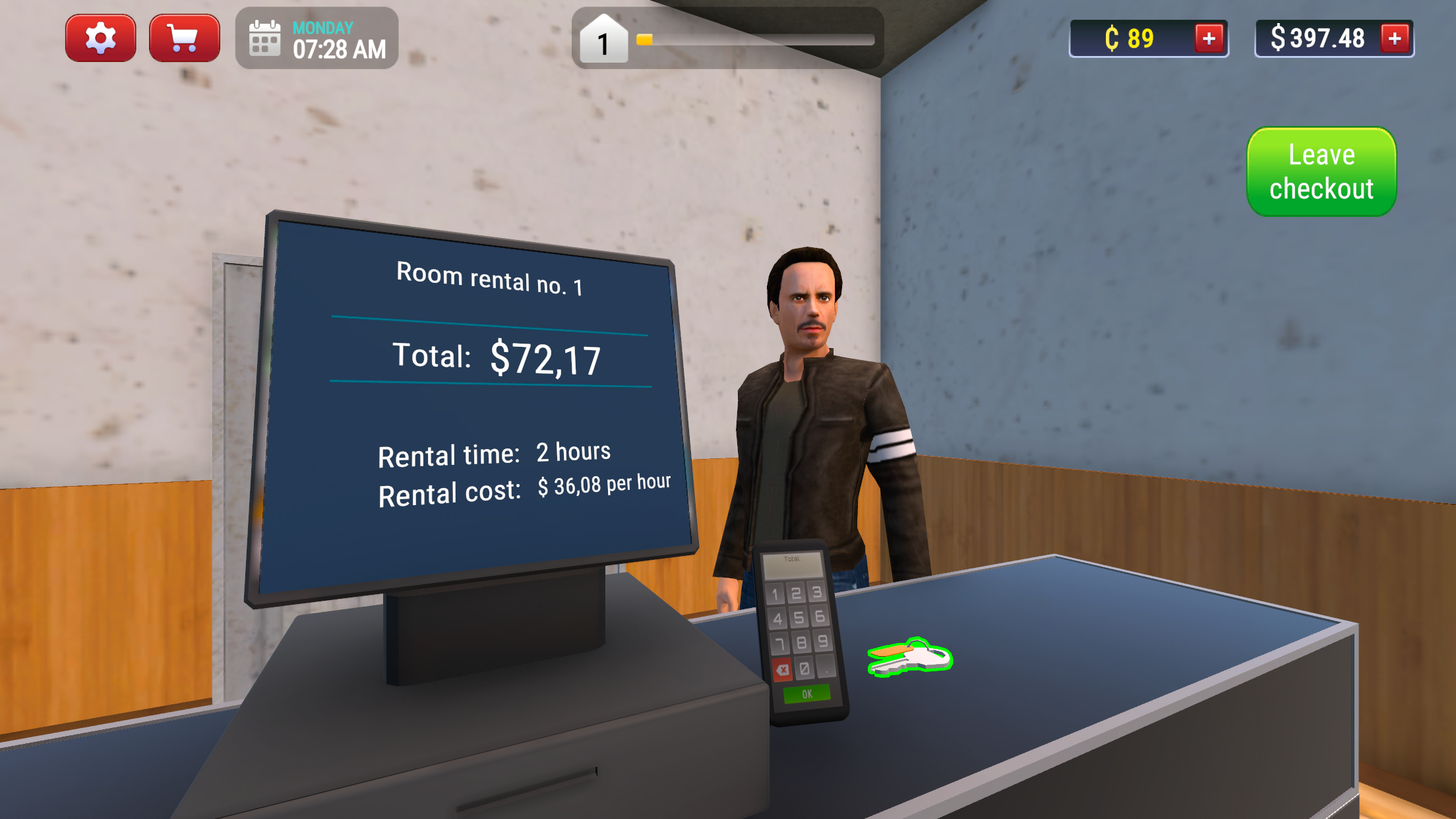 اسکرین شات 1 بازی My Hotel Simulator 3D