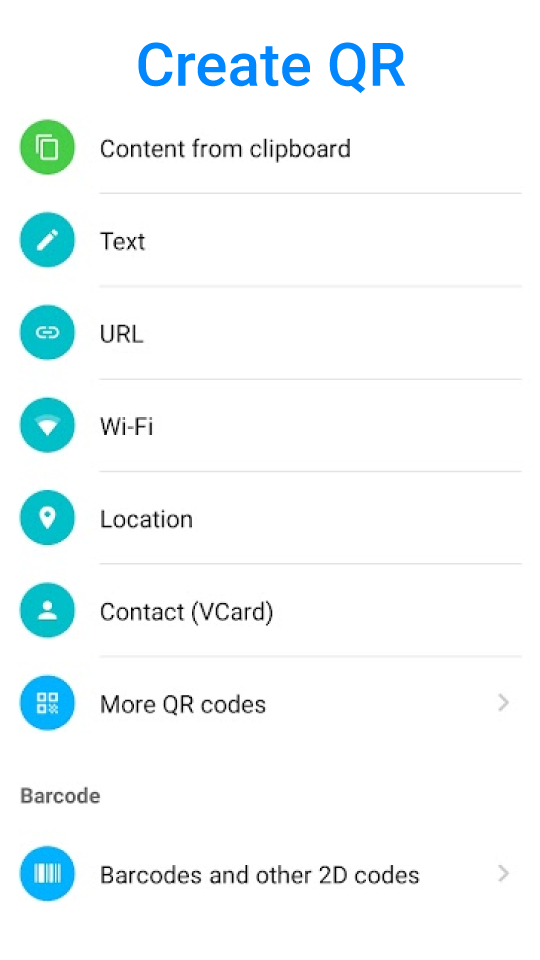 اسکرین شات 5 برنامه QR & Barcode Scanner