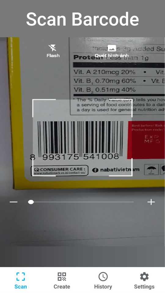 اسکرین شات 2 برنامه QR & Barcode Scanner