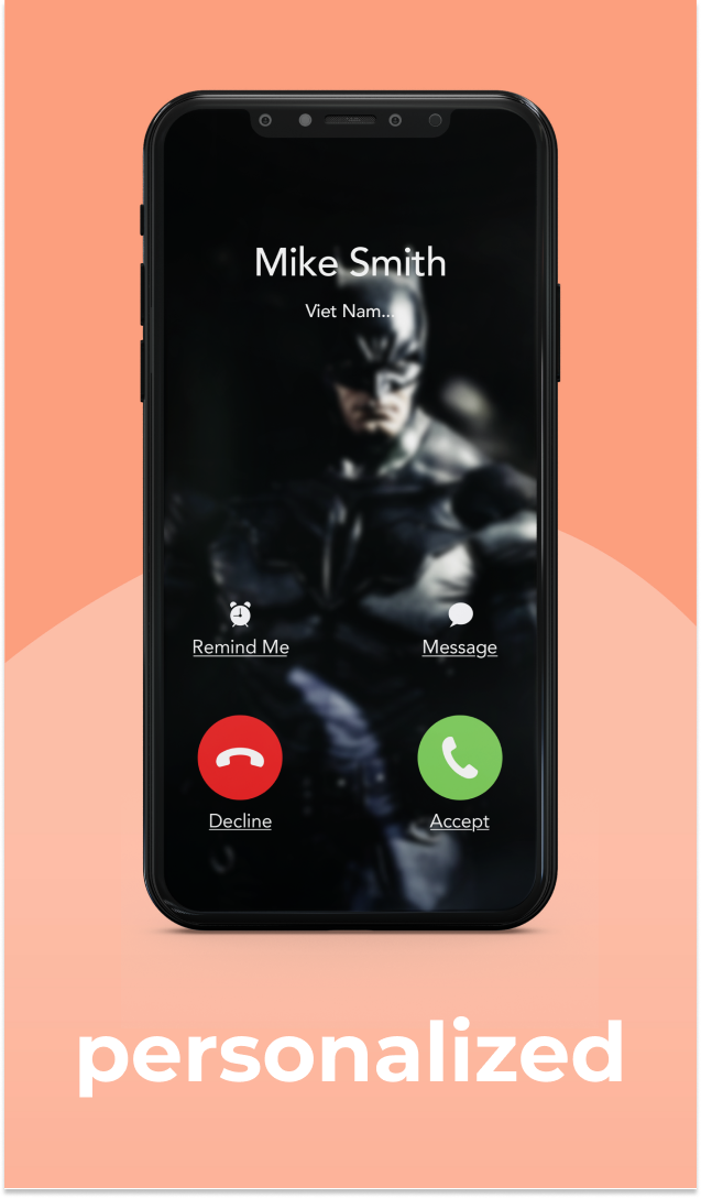اسکرین شات 2 برنامه Call Screen - Call Themes IOS