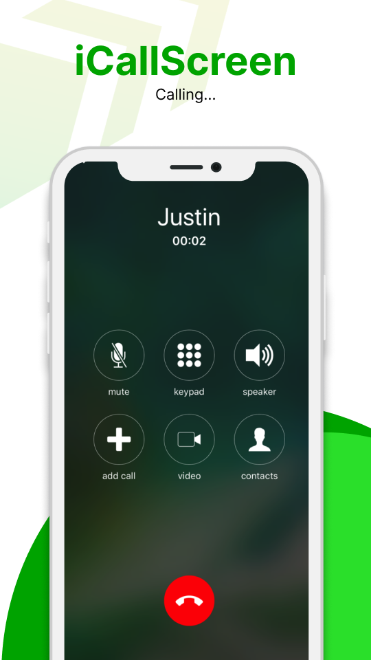 اسکرین شات 3 برنامه iCallScreen - iOS Phone Dialer